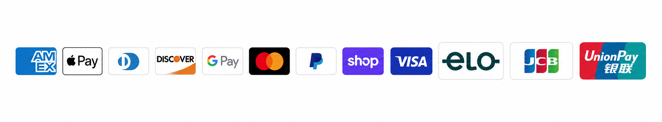 Accepted payment methods
